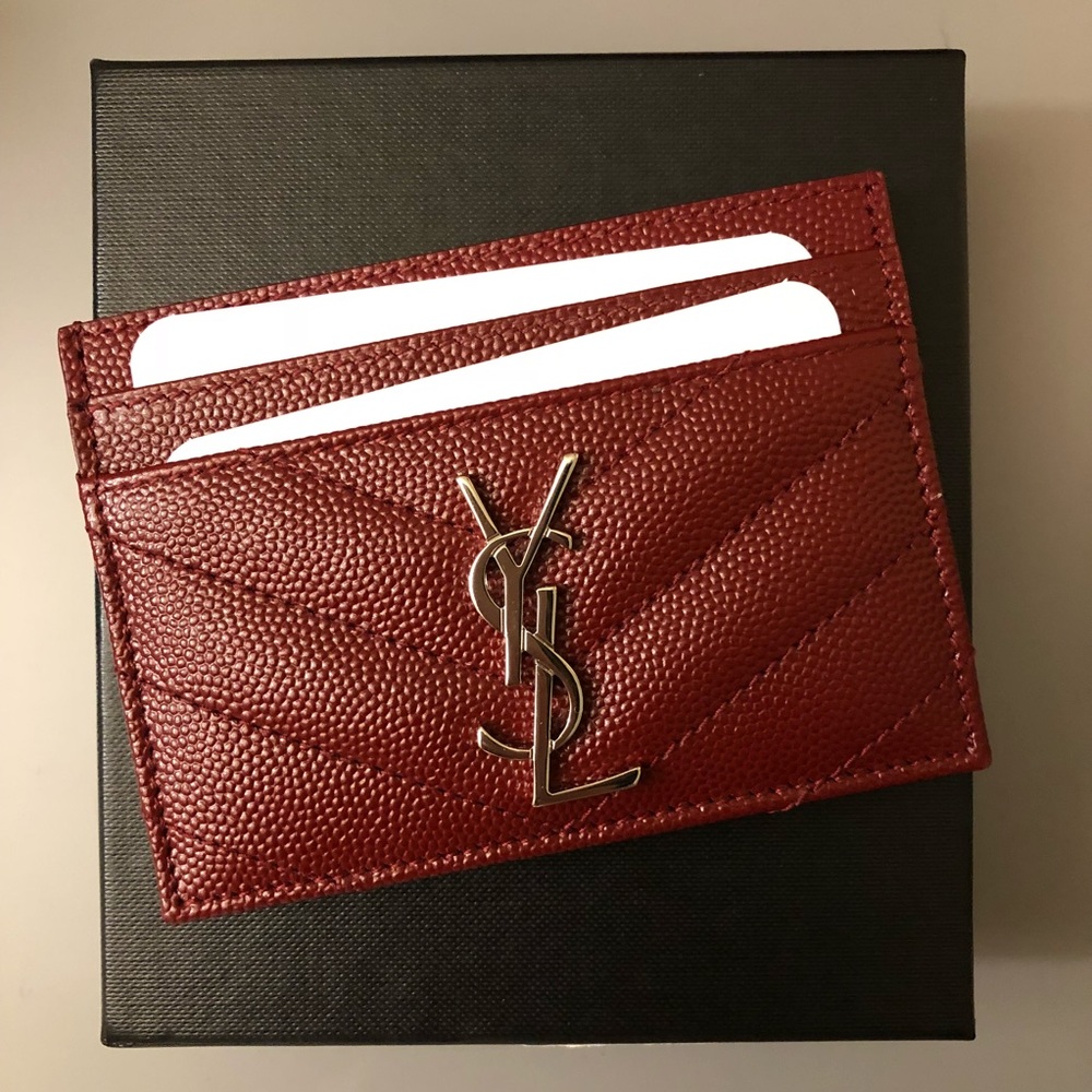 ❌SOLD❌ YSL card holder - Brand new